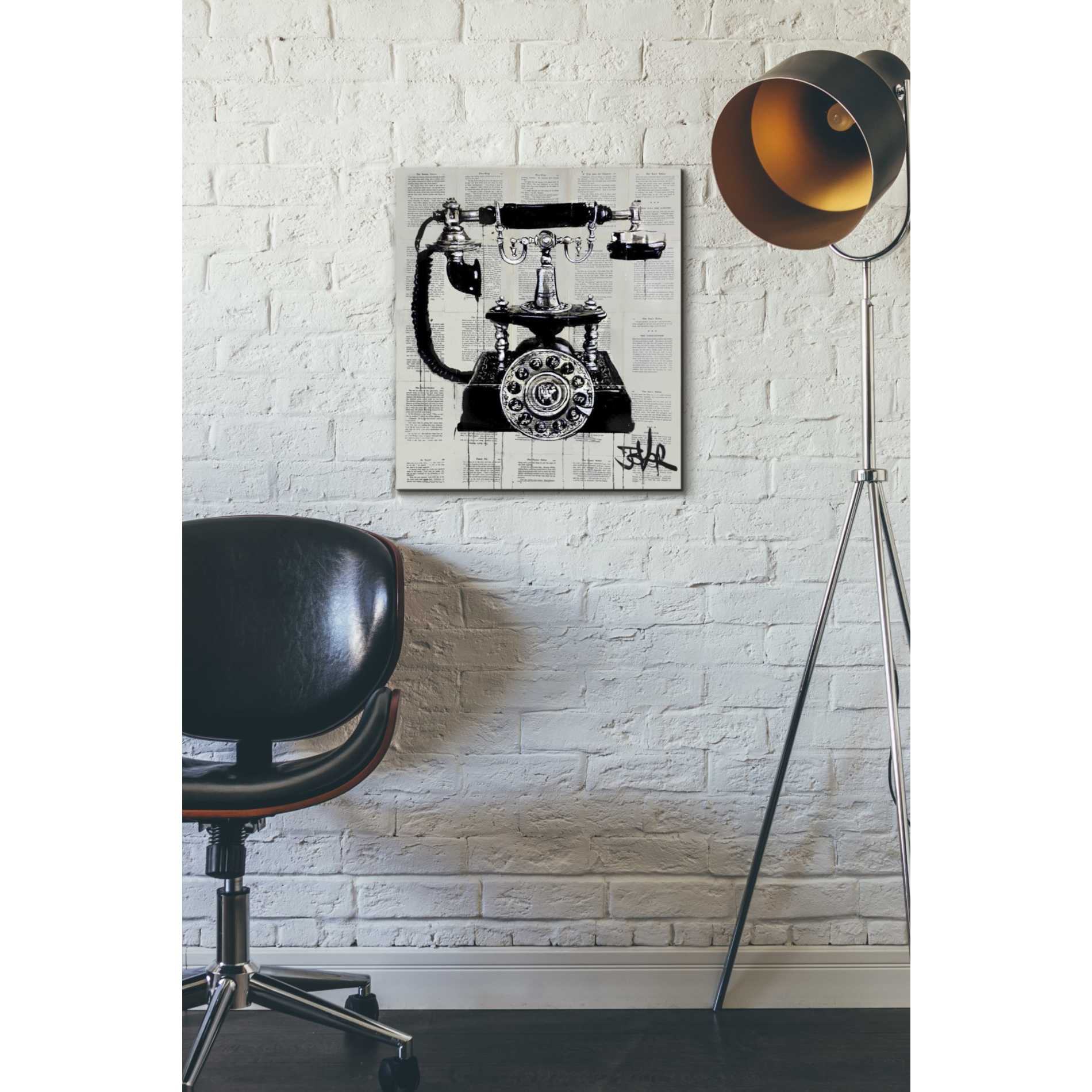 'Ring Ring' by Loui Jover, Canvas Wall Art,16 x 18