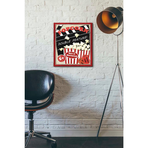 Image of 'At the Movies I' by Veronique Charron, Canvas Wall Art,16 x 18