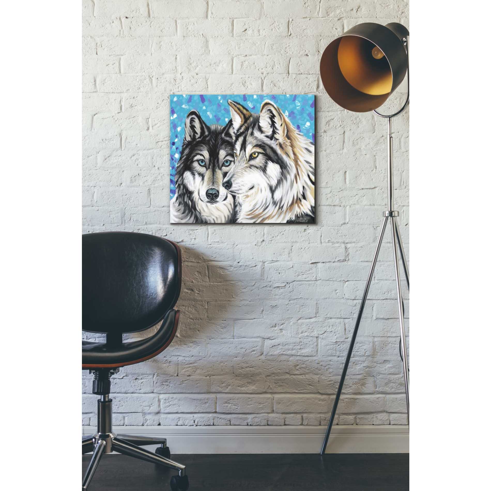 'Grey Wolf I' by Carolee Vitaletti Giclee Canvas Wall Art