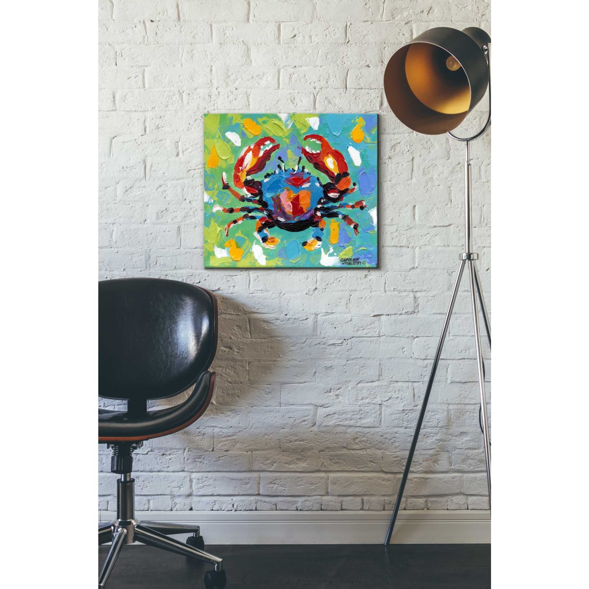 'Seaside Crab I' by Carolee Vitaletti Giclee Canvas Wall Art