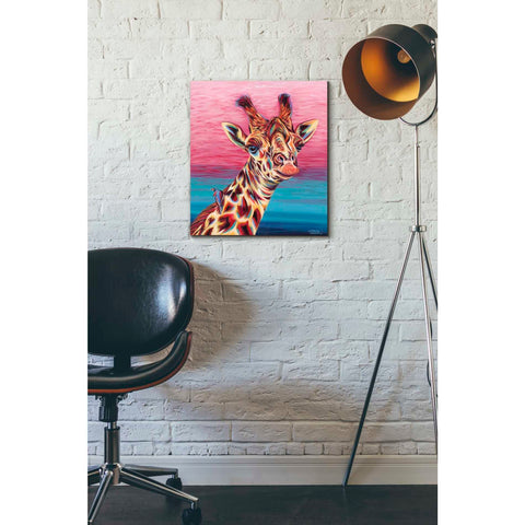 Image of 'Sky High Giraffe I' by Carolee Vitaletti Giclee Canvas Wall Art