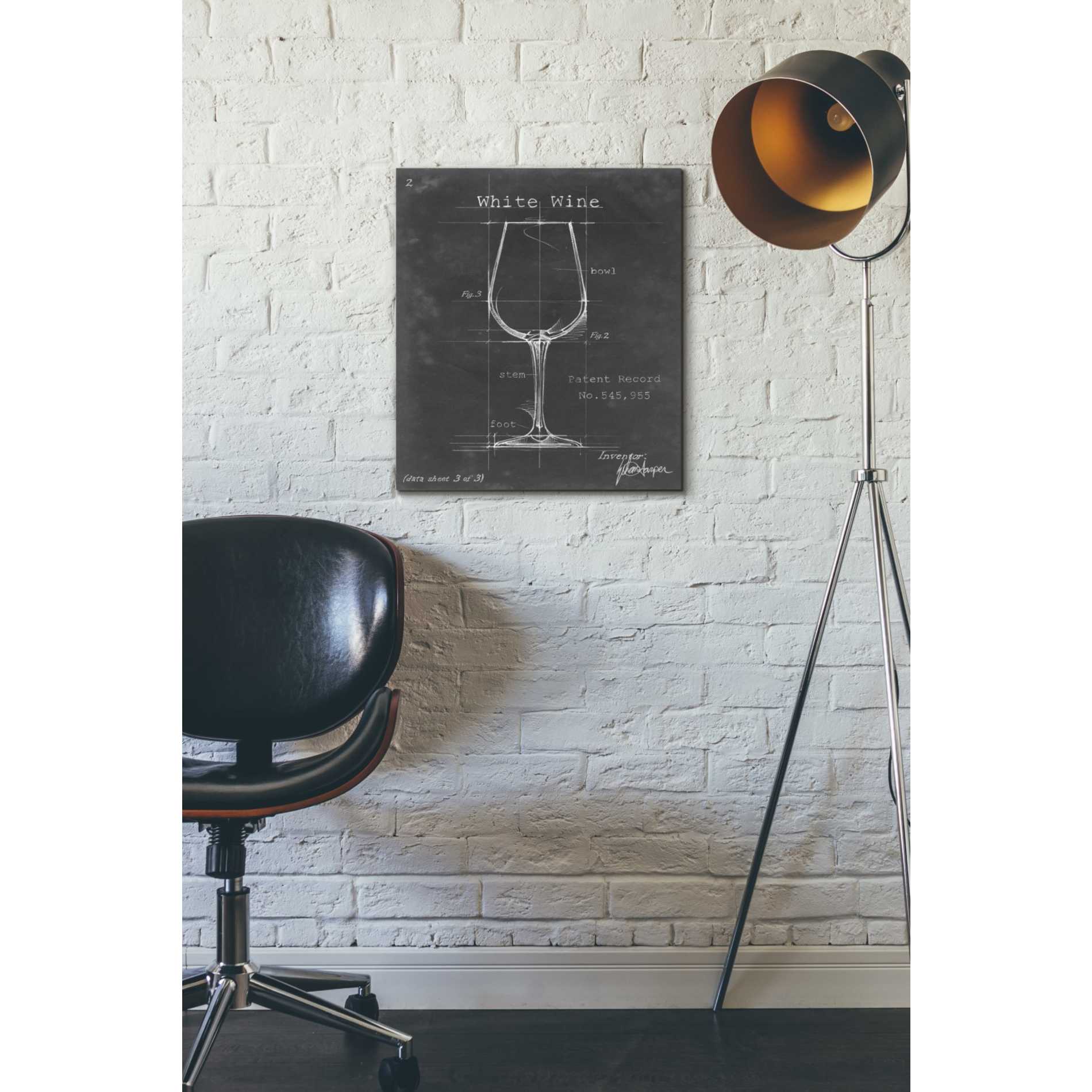 'Barware Blueprint IV' by Ethan Harper Canvas Wall Art,16 x 18