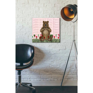 'Love is in the Air Collection A' by Fab Funky Giclee Canvas Wall Art