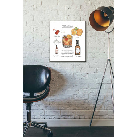 Image of 'Classic Cocktail - Mojito" by Naomi McCavitt. McCavitt Giclee Canvas Wall Art