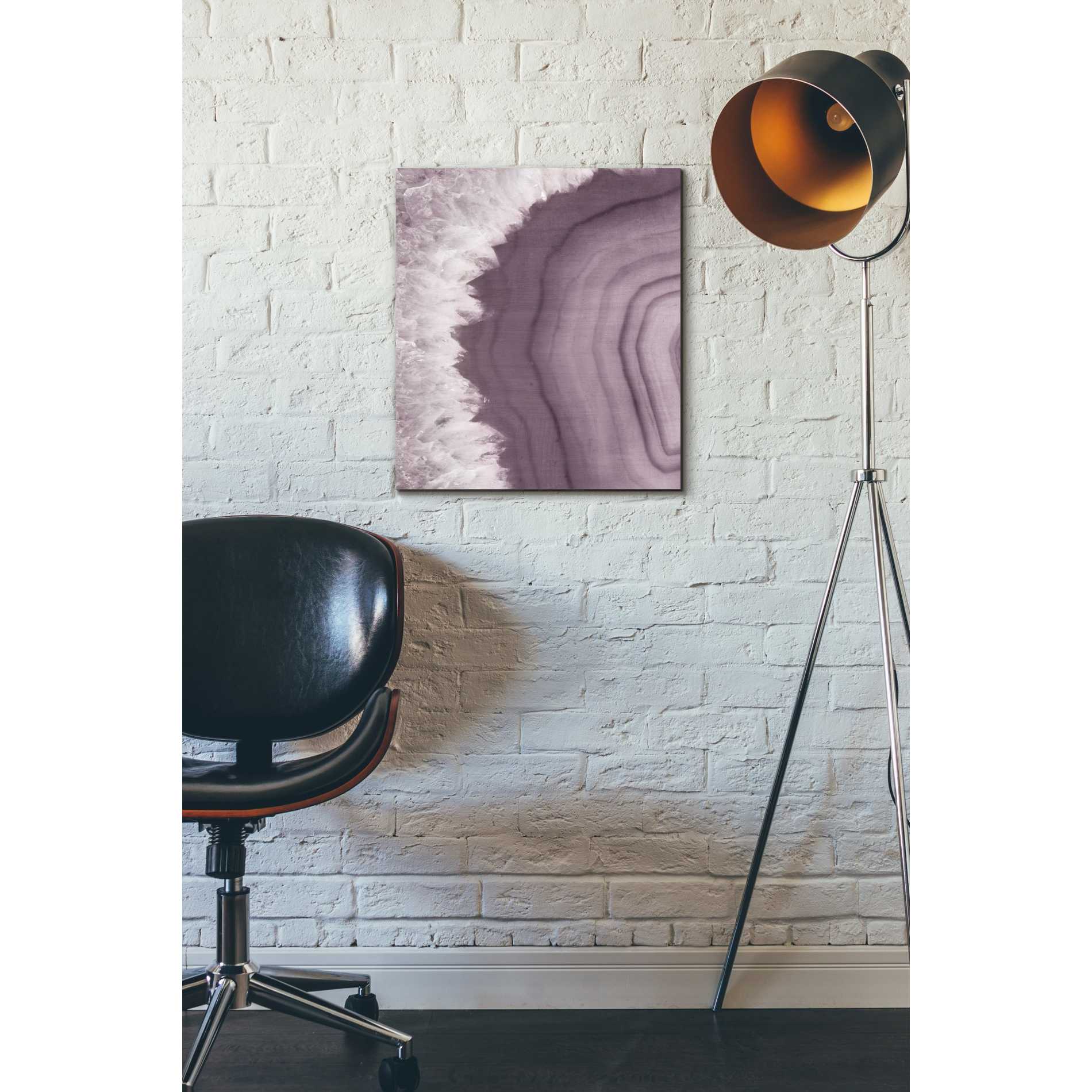 'Agate Geode I PLUM' by Wild Apple Portfolio, Canvas Wall Art,16 x 18