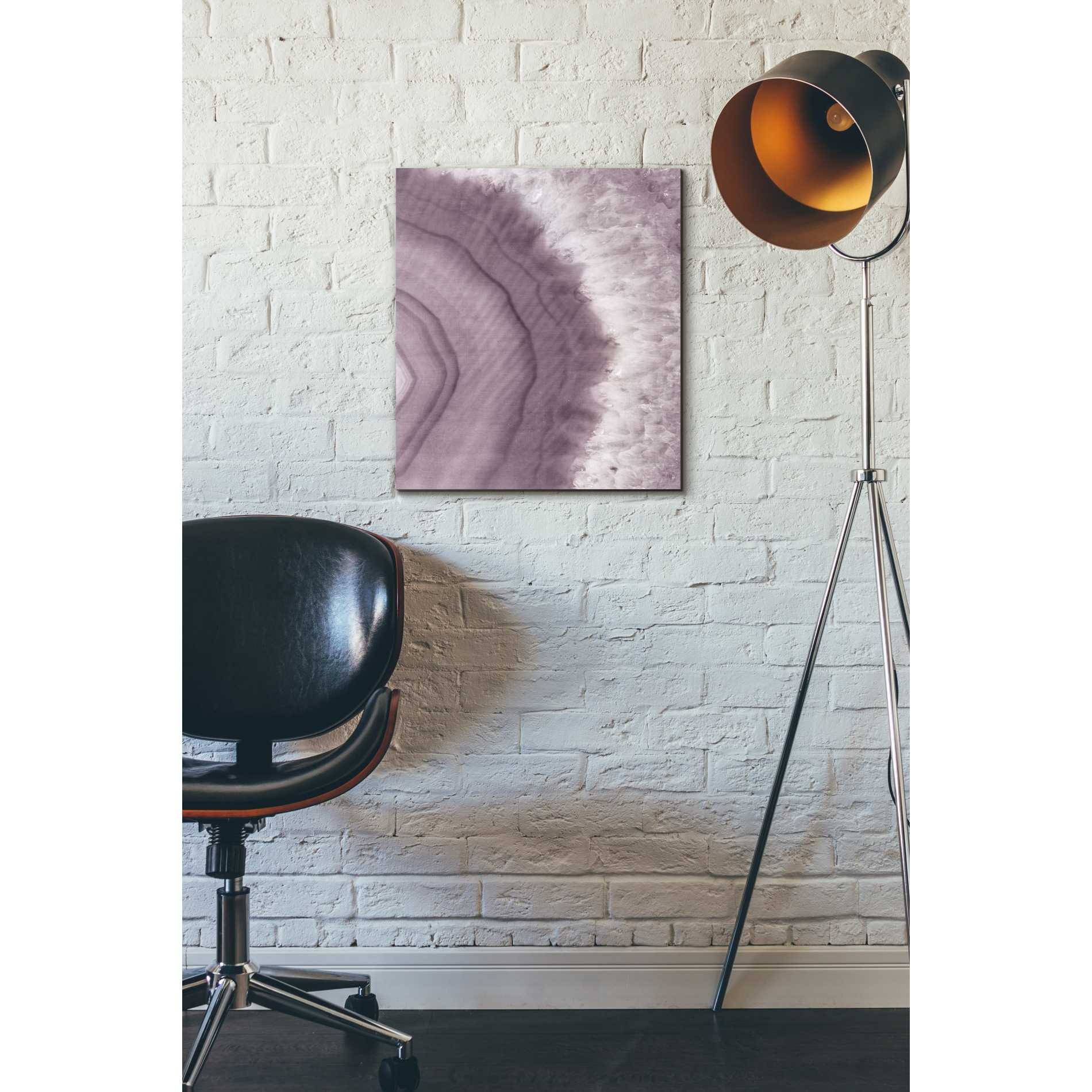 'Agate Geode II PLUM' by Wild Apple Portfolio, Canvas Wall Art,16 x 18