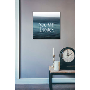'You Are Enough' by Linda Woods, Canvas Wall Art,18 x 18