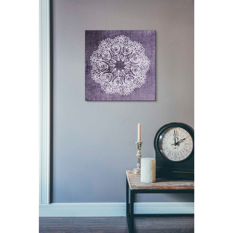 Image of 'Boho Glow Mandala II' by Linda Woods, Canvas Wall Art,18 x 18
