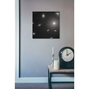 'NGC 4874' Hubble Space Telescope Canvas Wall Art,18 x 18