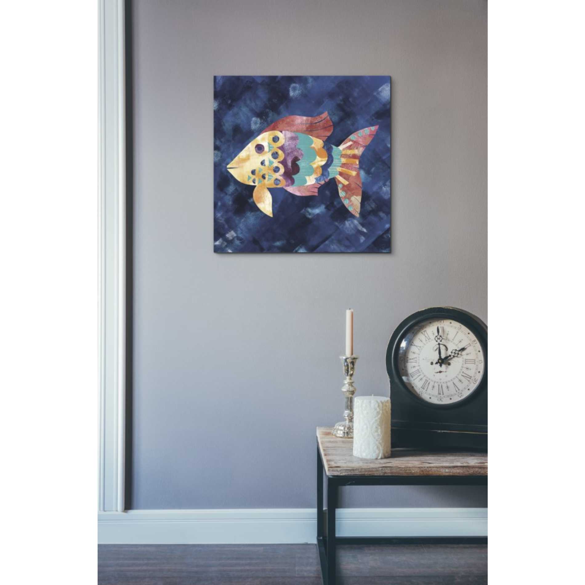 'Boho Reef VI' by Wild Apple Portfolio, Canvas Wall Art,18 x 18