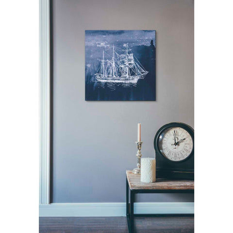 Image of 'Sailing Ships III' by Wild Apple Portfolio, Canvas Wall Art,18 x 18