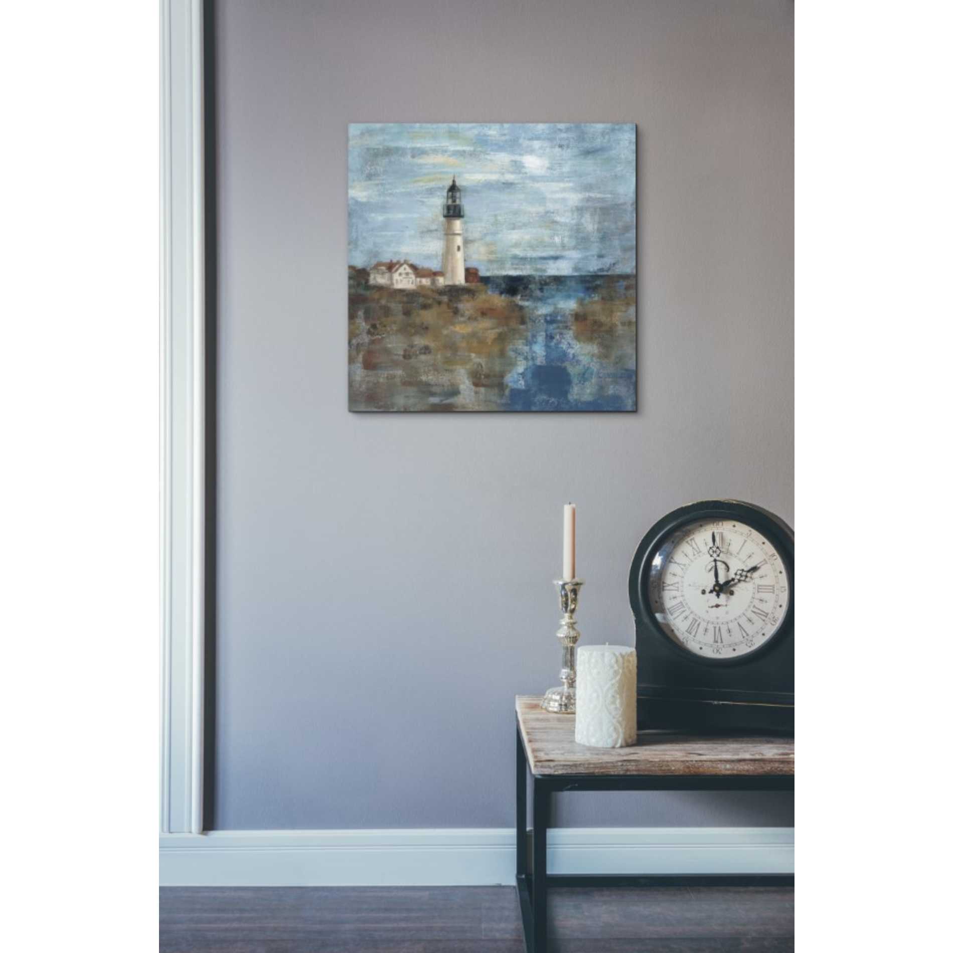 'Lighthouse Dream' by Silvia Vassileva, Canvas Wall Art,18 x 18