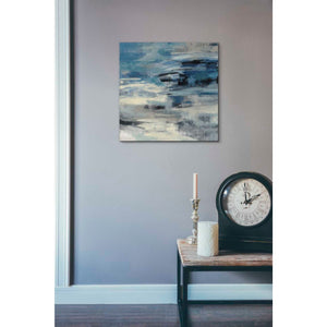 'Indigo Wave' by Silvia Vassileva, Canvas Wall Art,18 x 18