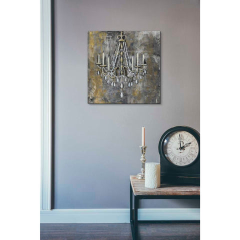 Image of 'Vintage Chandelier II' by Silvia Vassileva, Canvas Wall Art,18 x 18