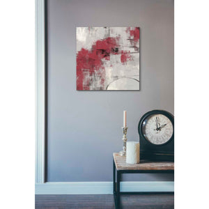 'Stone Gardens II Red' by Silvia Vassileva, Canvas Wall Art,18 x 18