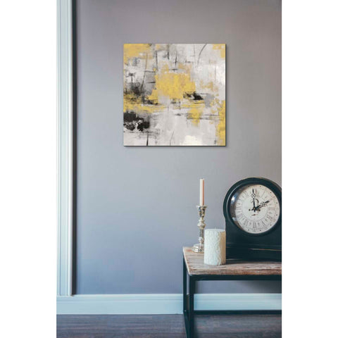 Image of 'Stone Gardens III Yellow' by Silvia Vassileva, Canvas Wall Art,18 x 18