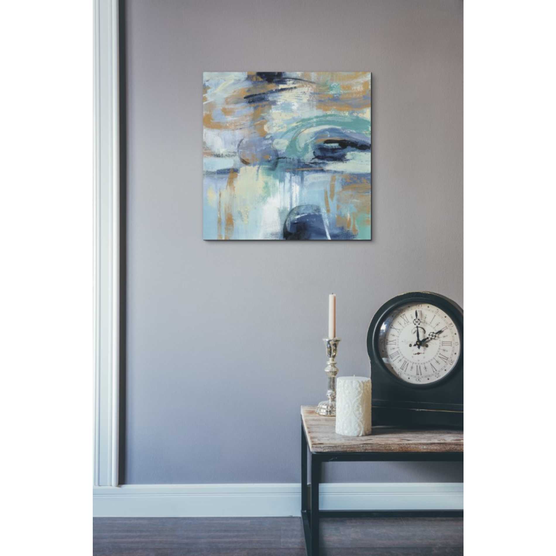 'Sapphire Ring' by Silvia Vassileva, Canvas Wall Art,18 x 18