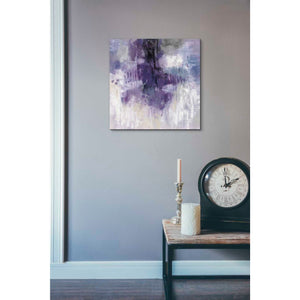 'Violet Rain' by Silvia Vassileva, Canvas Wall Art,18 x 18