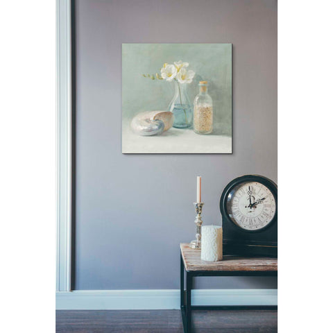 Image of 'Freesia Spa' by Danhui Nai, Canvas Wall Art,18 x 18