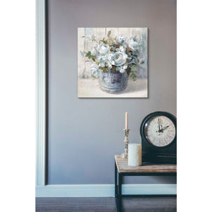'Garden Blooms I Blue Crop' by Danhui Nai, Canvas Wall Art,18 x 18