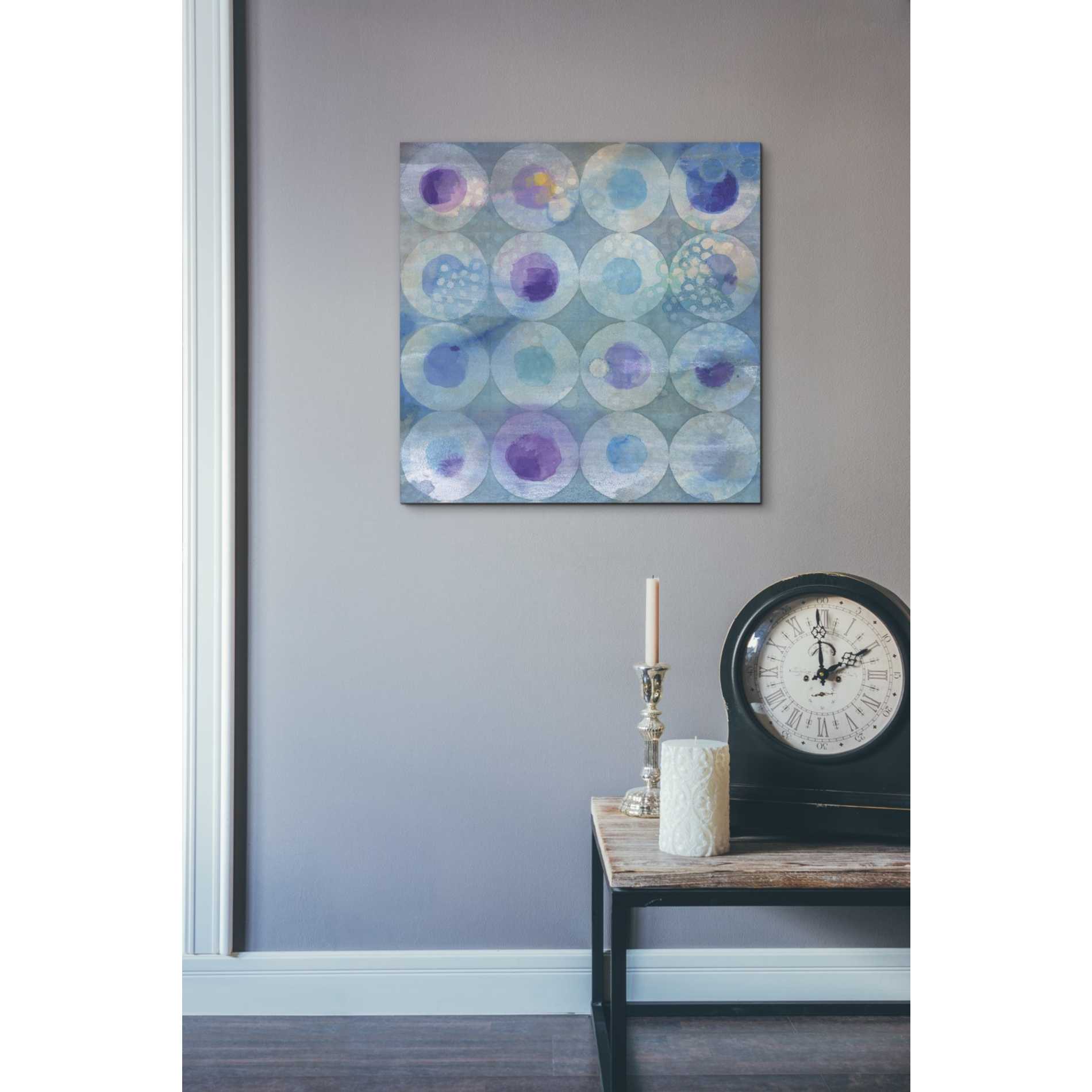 'Touching Circles II' by Danhui Nai, Canvas Wall Art,18 x 18