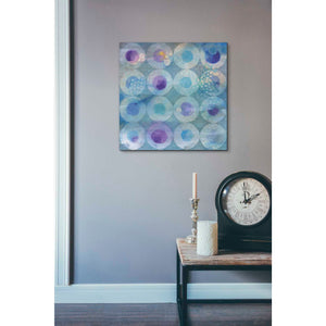 'Touching Circles II' by Danhui Nai, Canvas Wall Art,18 x 18