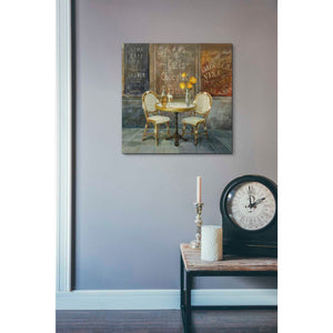 'French Cafe' by Danhui Nai, Canvas Wall Art,18 x 18