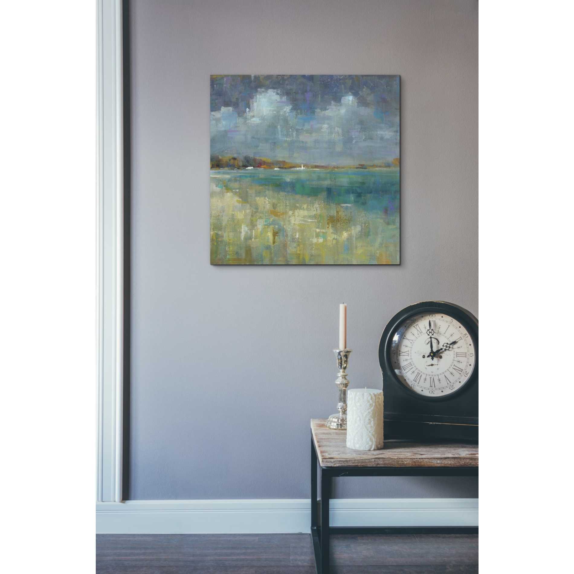 'Sky and Sea Crop' by Danhui Nai, Canvas Wall Art,18 x 18