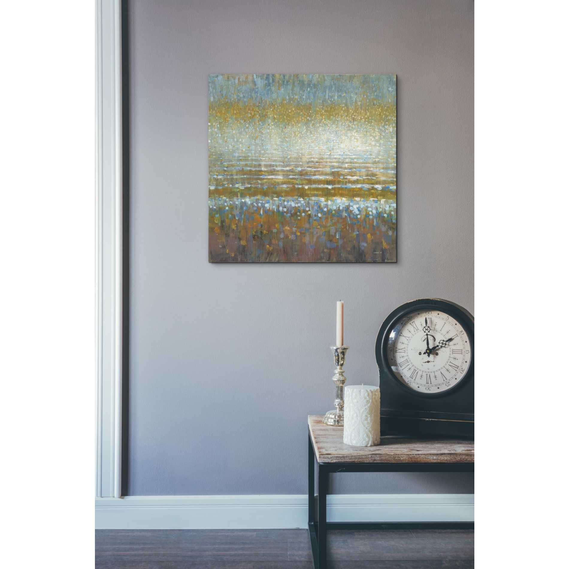 'Rains Over the Lake Light' by Danhui Nai, Canvas Wall Art,18 x 18