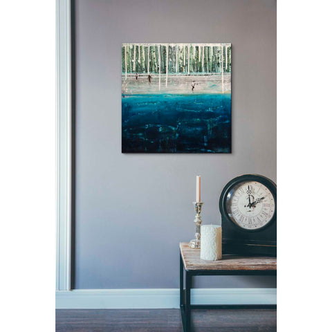 Image of 'FREEZING' by DB Waterman, Canvas Wall Art,18 x 18