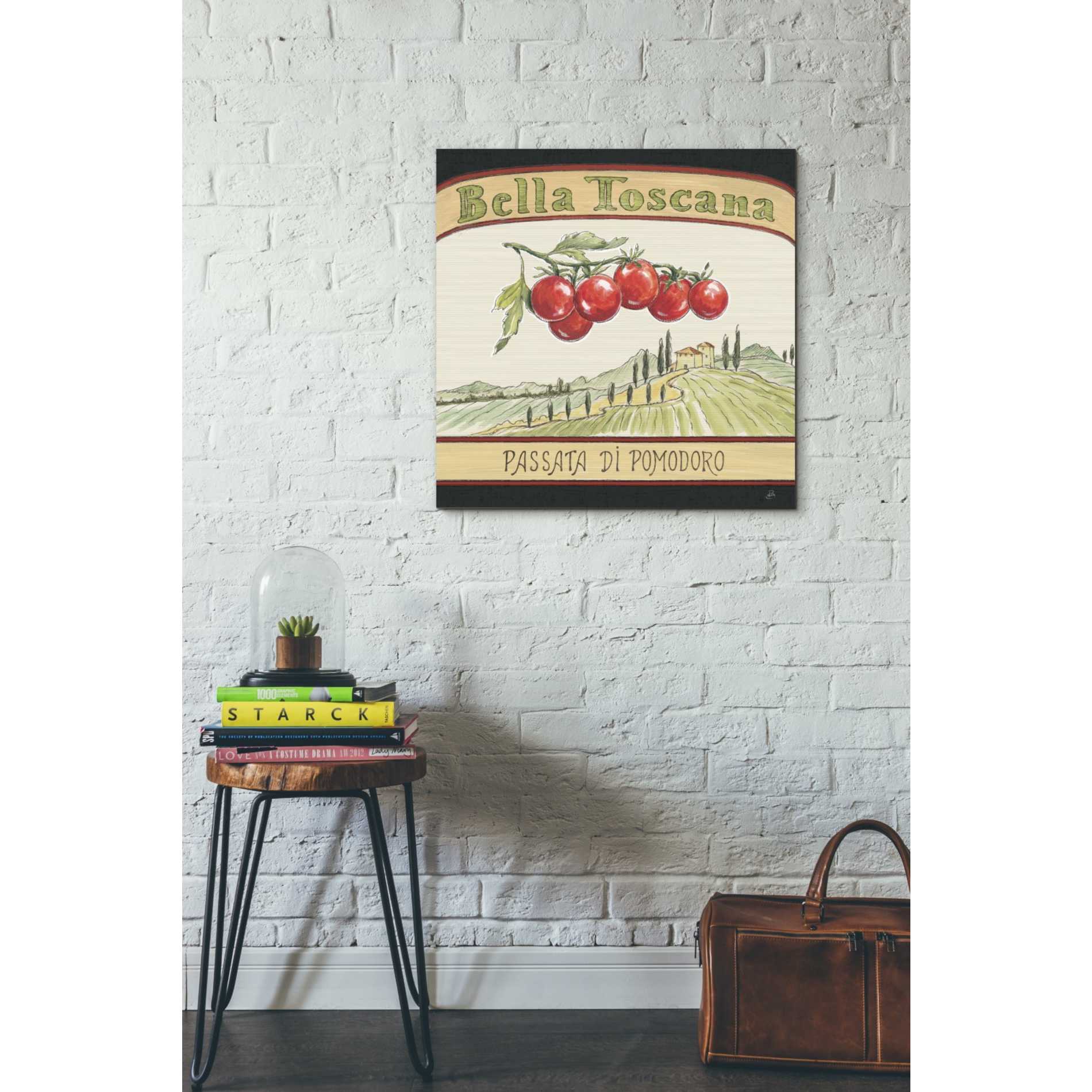 'Tuscan Flavor V' by Daphne Brissonet, Canvas Wall Art,18 x 18
