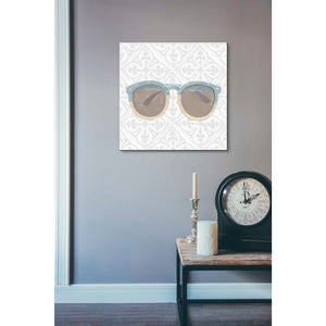 'Must Have Fashion I Gray White' by Emily Adams, Canvas Wall Art,18 x 18