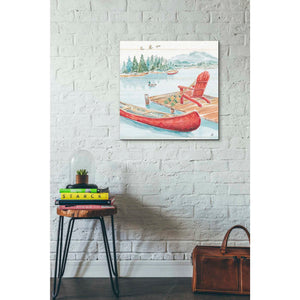 'Lake Moments IV' by Daphne Brissonet, Canvas Wall Art,18 x 18