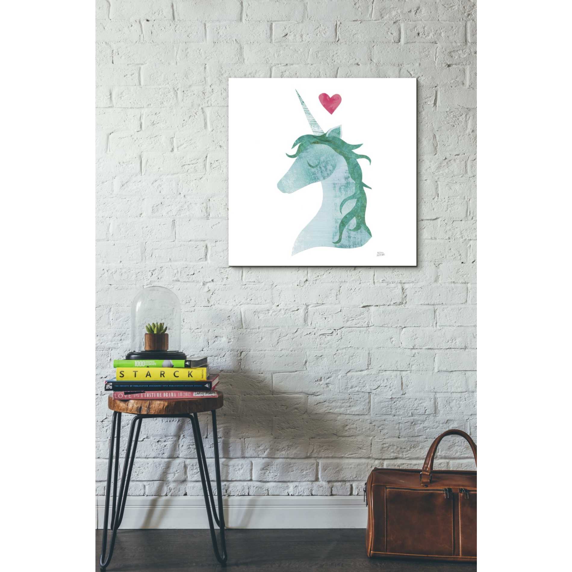 'Unicorn Magic II' by Melissa Averinos, Canvas Wall Art,18 x 18
