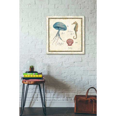 Image of 'Oceanography III' by Daphne Brissonet, Canvas Wall Art,18 x 18