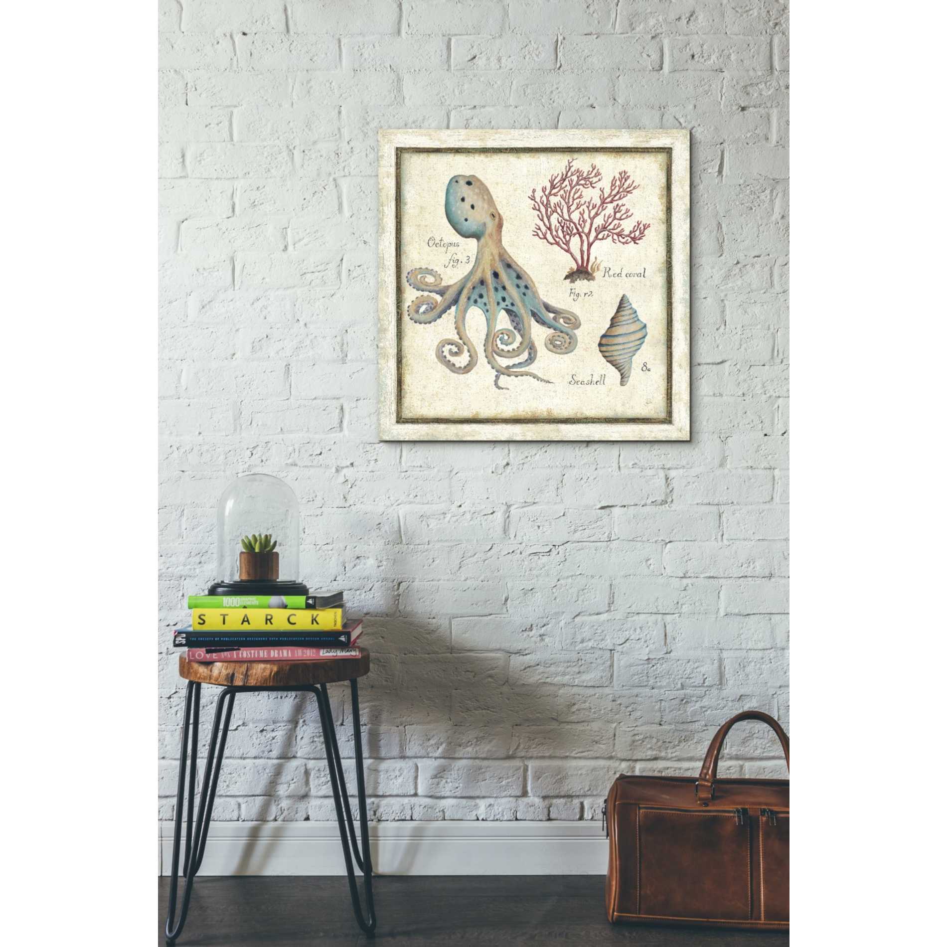 'Oceanography I' by Daphne Brissonet, Canvas Wall Art,18 x 18
