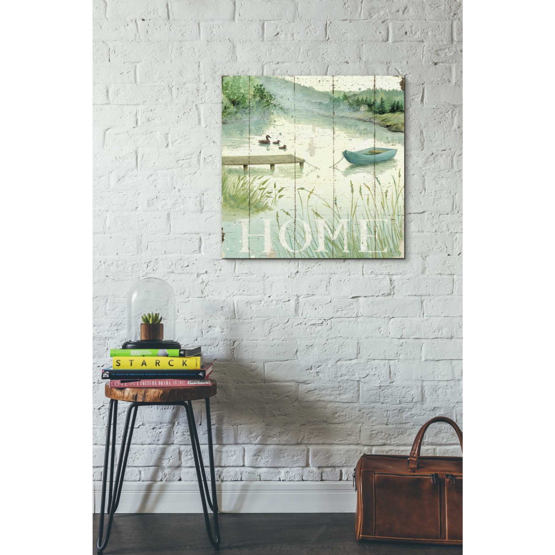 'Lakeside I' by Daphne Brissonet, Canvas Wall Art,18 x 18