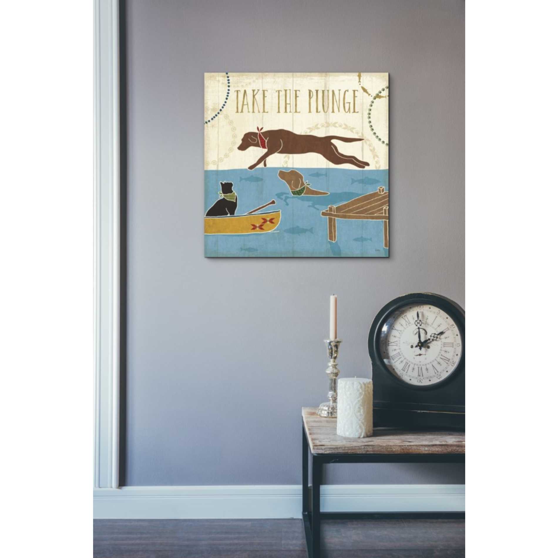 'Lake Pals VI' by Veronique Charron, Canvas Wall Art,18 x 18