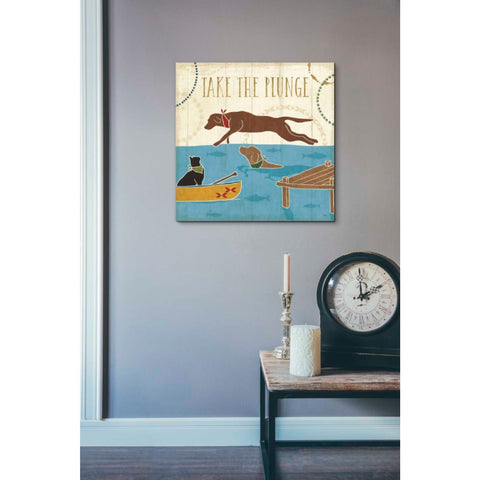 Image of 'Lake Pals VI' by Veronique Charron, Canvas Wall Art,18 x 18