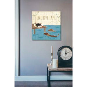 'Lake Pals V' by Veronique Charron, Canvas Wall Art,18 x 18