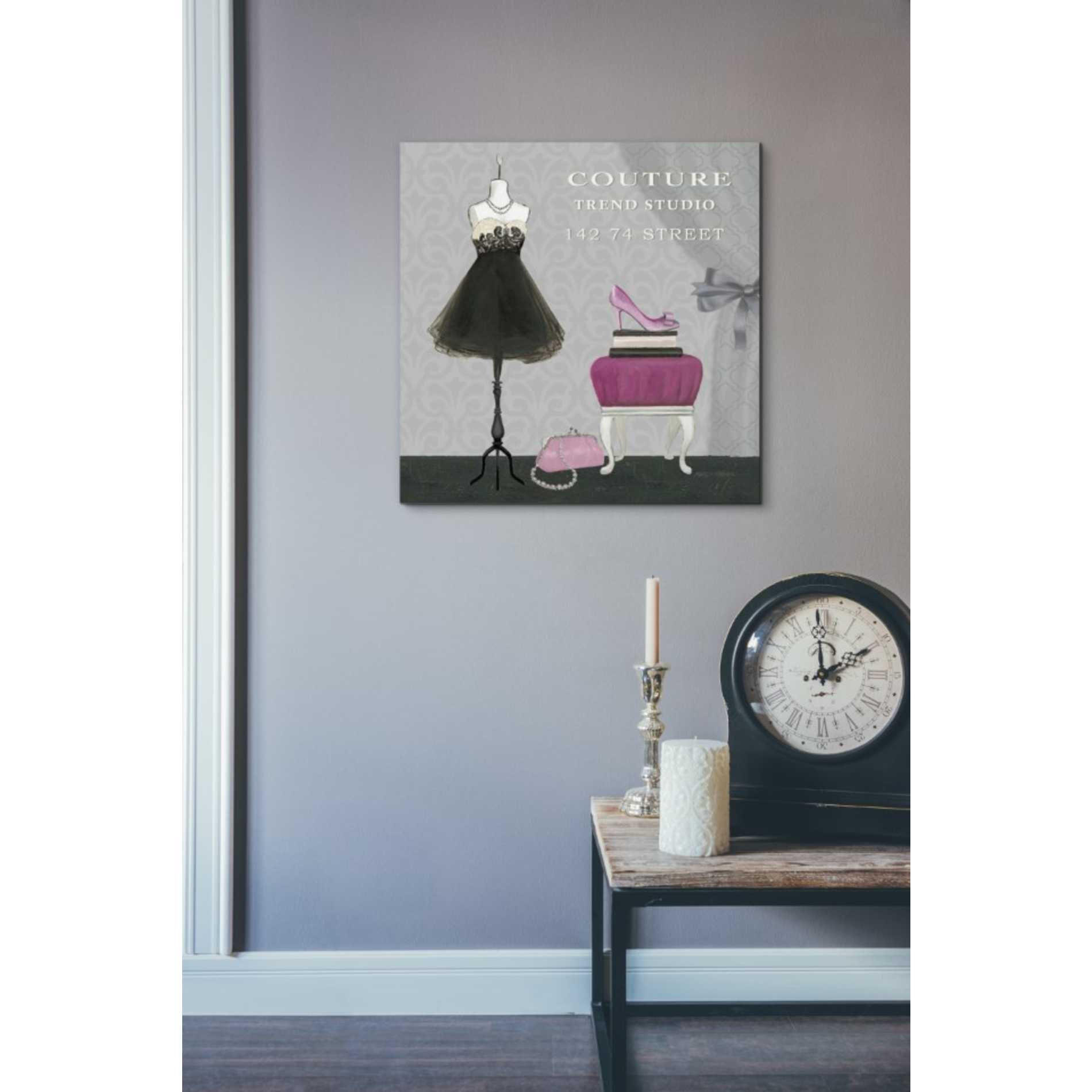 'Dress Fitting Boutique Sq III' by Marco Fabiano, Canvas Wall Art,18 x 18