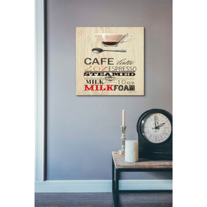 'Cafe Latte' by Marco Fabiano, Canvas Wall Art,18 x 18