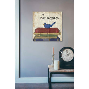 'Bird Inspiration Imagine' by Elyse DeNeige, Canvas Wall Art,18 x 18