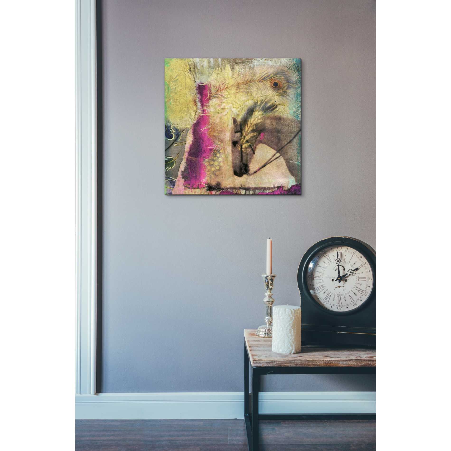 'White Horse' by Elena Ray Canvas Wall Art,18 x 18