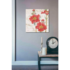 'Bookshelf Botanical V' by Katie Pertiet, Canvas Wall Art,18 x 18