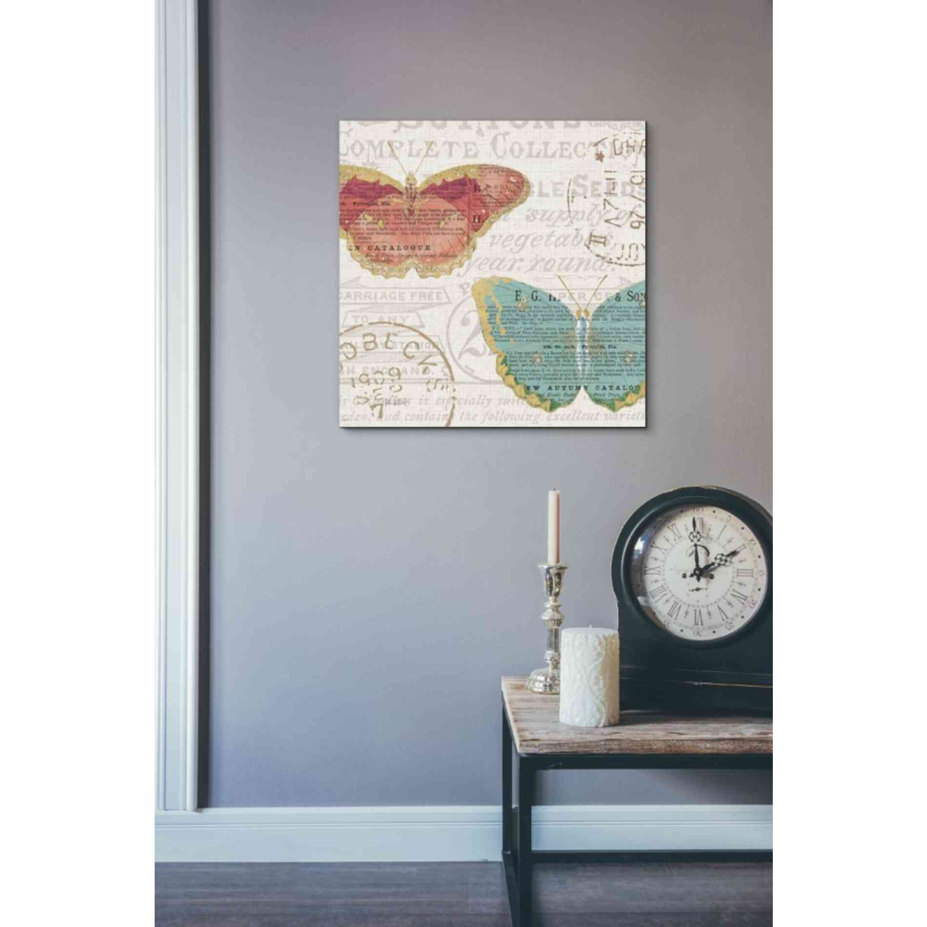 'Bookshelf Botanical VII' by Katie Pertiet, Canvas Wall Art,18 x 18