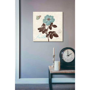 'Touch of Blue II - Faith' by Katie Pertiet, Canvas Wall Art,18 x 18