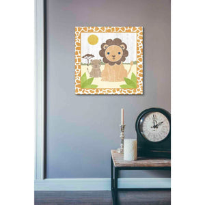 'Safari Fun Lion' by Moira Hershey, Canvas Wall Art,18 x 18