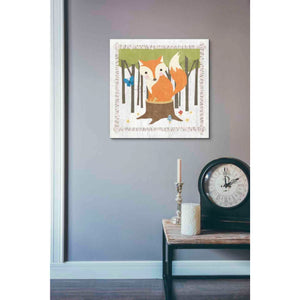 'Woodland Hideaway Fox' by Moira Hershey, Canvas Wall Art,18 x 18
