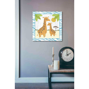 'Safari Fun Giraffe' by Moira Hershey, Canvas Wall Art,18 x 18